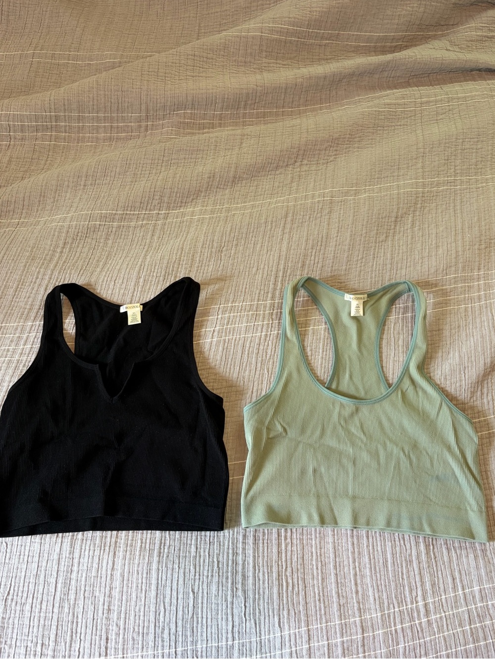 2 Bozzolo Ribbed Tank Tops